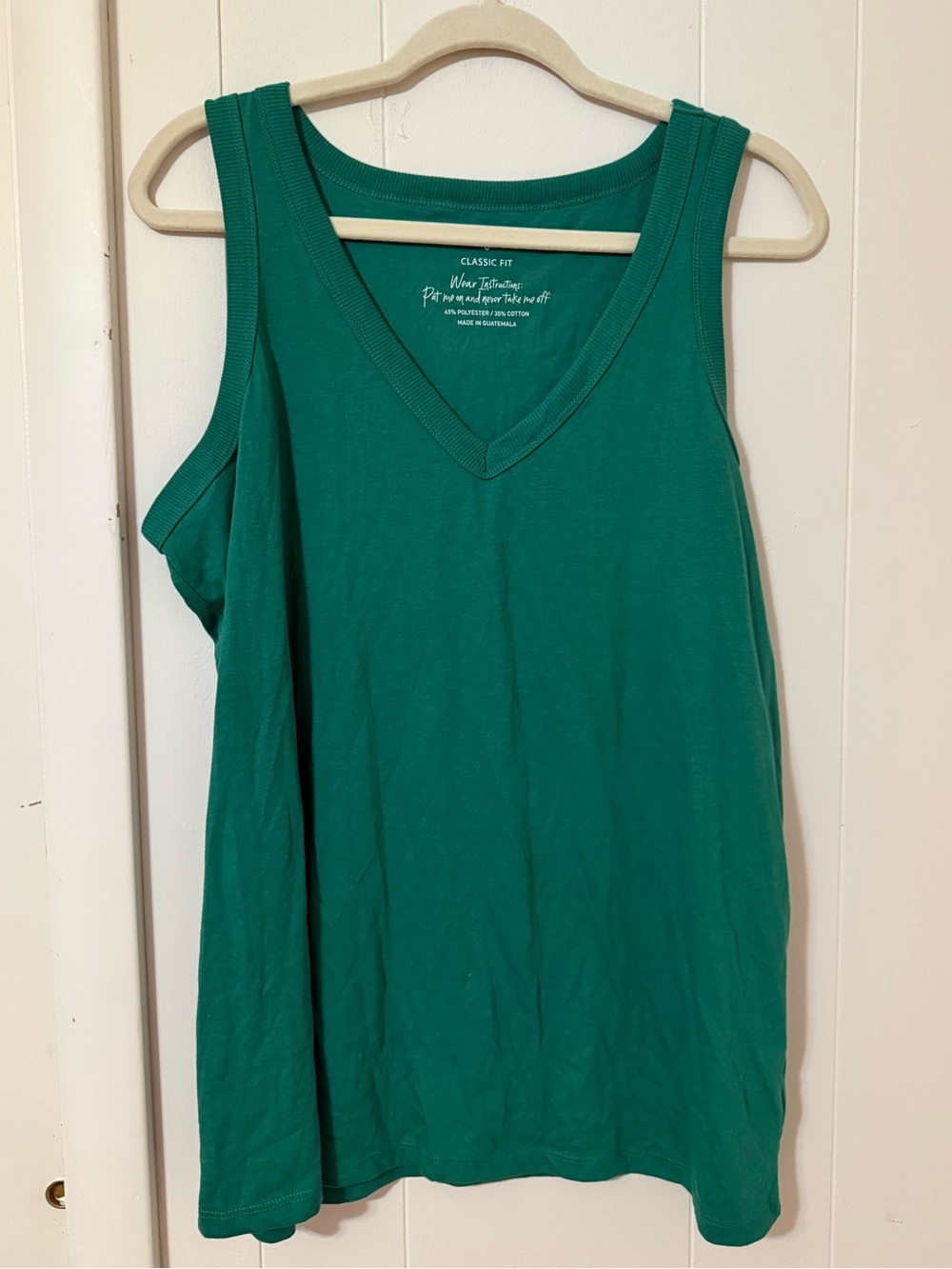 torrid Green V-Neck Classic Fit Tank